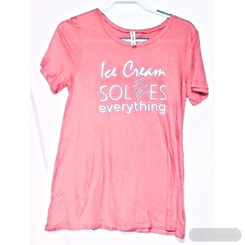 Pregnancy Ice Cream Tee Shirt L